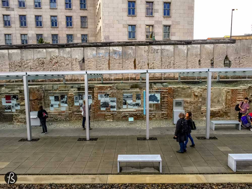 When people visit Berlin for the first time, they find time to visit Checkpoint Charlie. But what is around Checkpoint Charlie is better! If you are afraid of heights, you need to walk a little further and you will reach the famous Topography of Terror. The are where this museum is located was used during the Nazi regime, from 1933 to 1945, as the headquarters of the Gestapo and the SS, one of the main instruments of repression during the Nazi years.