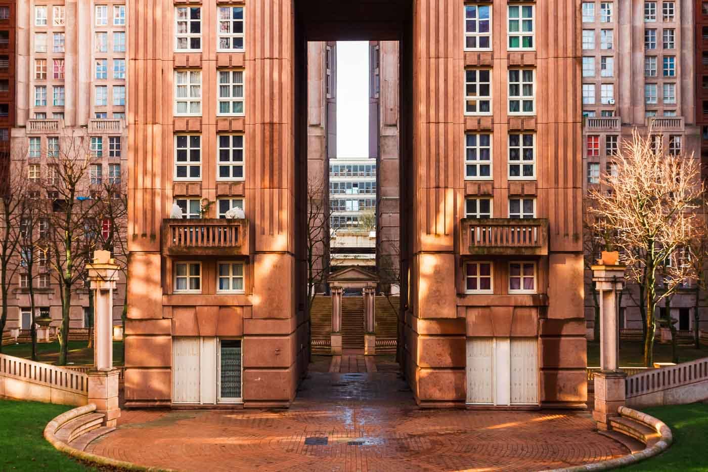 Step off the beaten path and venture to the suburb of Noisy-le-Grand, where architectural oddities await. This place is a short train ride away, but I swear it's more than worth your time.