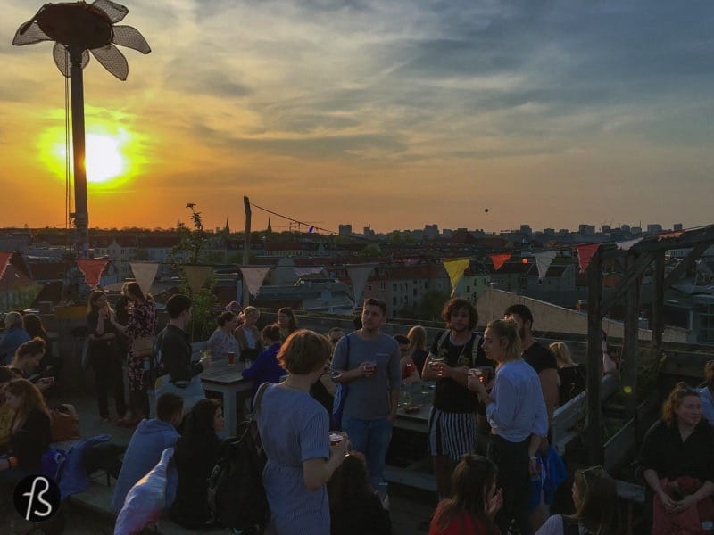 Before there was Klunkerkranich, I used to go to the top of the parking lot over Neukölln Arcaden. My idea was to take pictures of the city from one of the tallest buildings in the neighborhood. Everything changed around 2013 when a bar took over the area that I used to to to photograph.