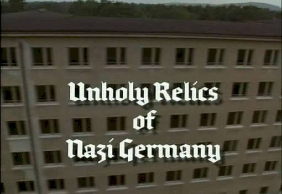 The Unholy relics of Nazi Germany is a half-hour documentary from the BBC. In the show, Jonathan Meades presents the role of urban planning and architecture in establishing the Nazi regime in Germany and how it helped perpetuate its hateful ideology.