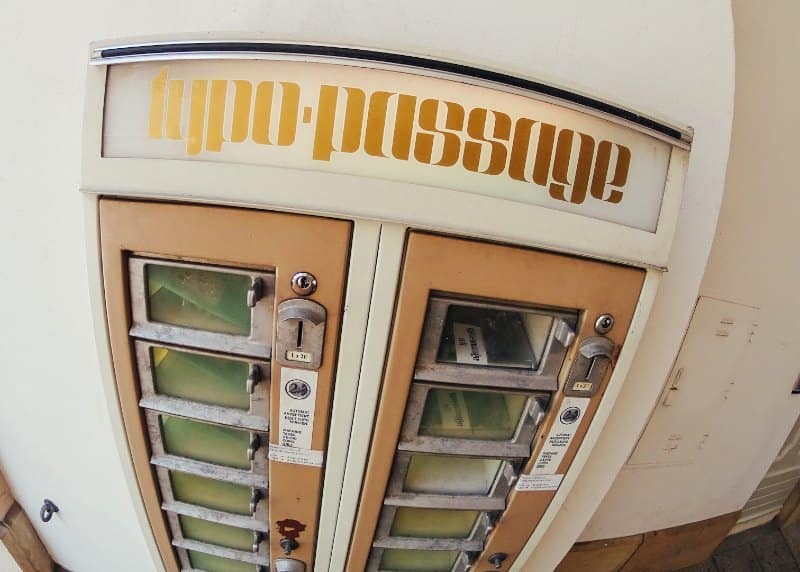 We went to the Typopassage Vienna when we visited the city back in August. The place is also called the Micro Museum for the Design of and with Typography and we can easily say it was the greatest micro museum we have ever been to.