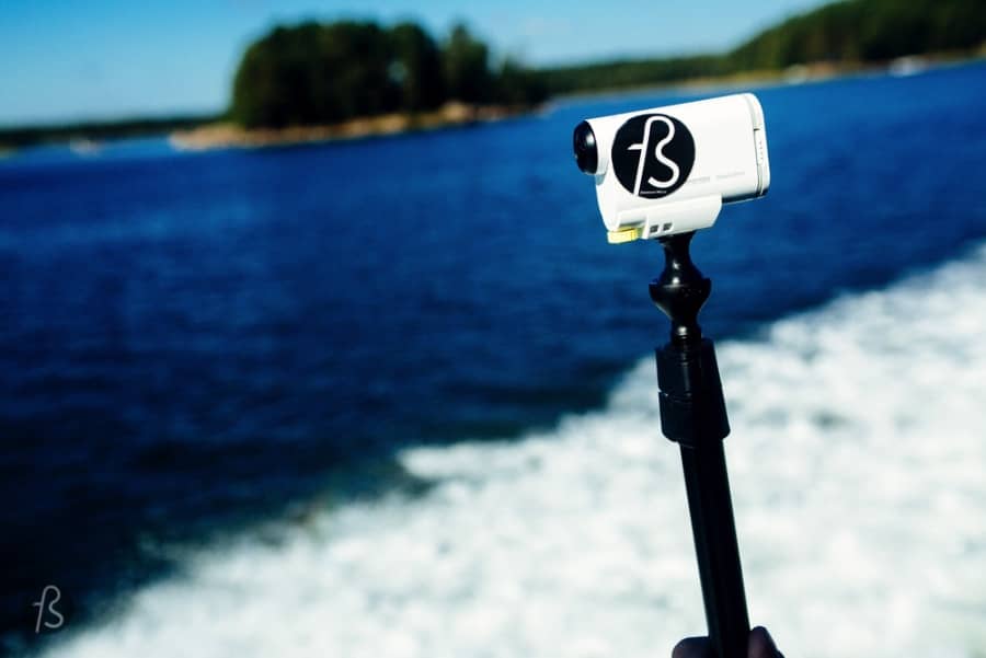 On our my first time in Finland, I went to Porvoo ready to do anything. If the plan was take bikes into the wild, I had the equipment to do it. If the plan was to swim, I had everything ready to take pictures from the water. All this was possible because I brought my Sony Action camera with me. Too bad nobody knew this trip would be a painful journey for the camera.