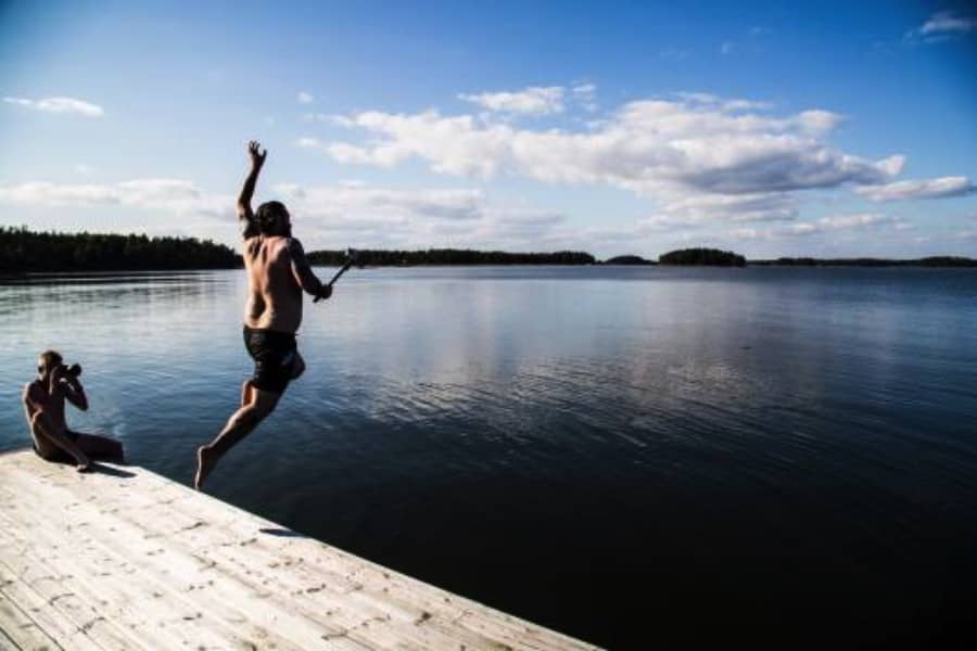 Katarina Wohlfart captured the last moments before my camera went down the water
