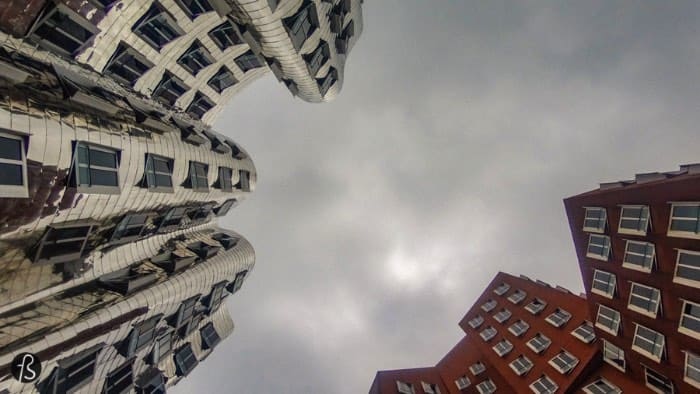 When Dusseldorf decided to modernize its harbor, the city invited famous architects that are given an empty canvas for them to create. One of this architects was Frank O. Gehry and what he designed for the city became Neuer Zollhof aka the Gehry Buildings and one of the main sights of this german city by the Rhine river.