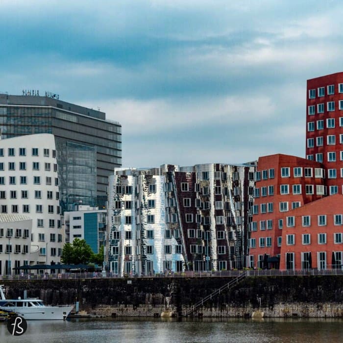 When Dusseldorf decided to modernize its harbor, the city invited famous architects that are given an empty canvas for them to create. One of this architects was Frank O. Gehry and what he designed for the city became Neuer Zollhof aka the Gehry Buildings and one of the main sights of this german city by the Rhine river.