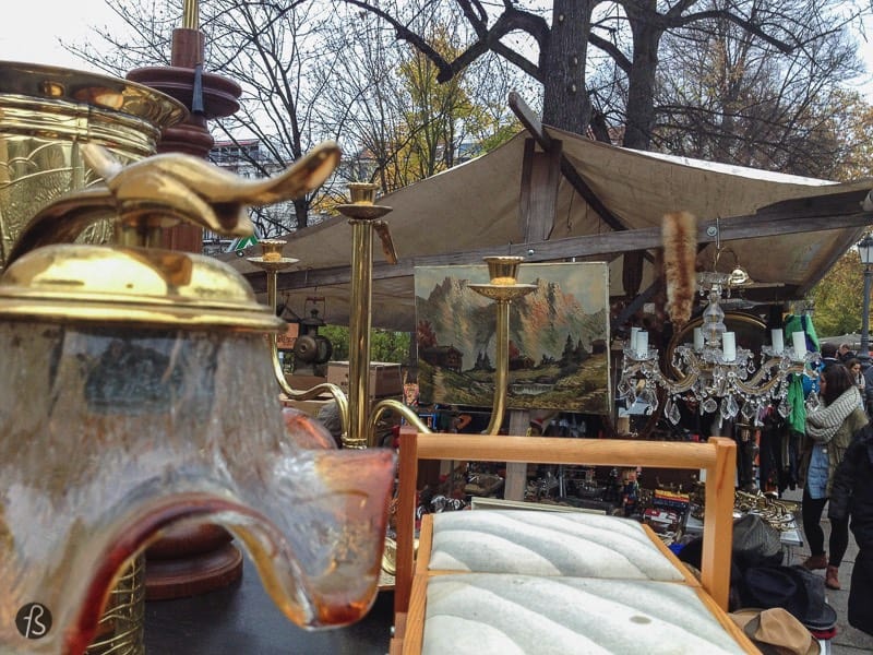 I’m not a big fan of flea markets, but the one on Arkona Platz is so great that even I can enjoy it. This is, easily, one of the best if not the best flea market in Berlin and you can always find something to buy. From movie posters to stationary, from shoes and furniture to toys and house items. A must visit for those who are tired of listening to people talk about the flea market at Mauerpark.