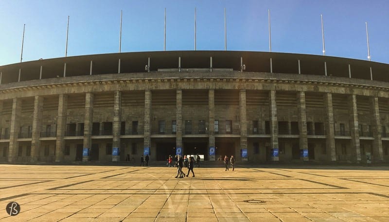A strange feeling came to me during my first visit to the Olympiastadium back in 2012. Those Olympic Rings having between two towers were a sing of the reason why this massive stadium was built: the 1936 Olympics. Those were the profoundly political games that Hitler used to show the world his new Nazi Germany. But those days are over now, and most of the stadium was rebuilt through the years. The track where Jesse Owens once ran is not here anymore but this it the same football field where Zidane head-butted Materazzi during the 2006 World Cup.