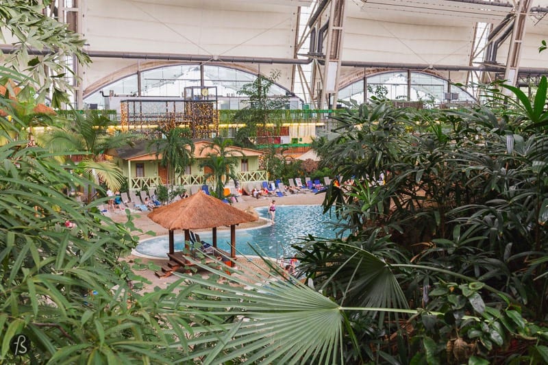 Until I saw with my own eyes, I couldn’t believe that a water park inside a former zeppelin hangar could exist for real, but this is where Tropical Islands are. Less than an hour away from Berlin, there is an enormous steel dome that looks like the weirdest holiday destination ever but there is where you will find a piece of a tropical paradise close to Berlin.