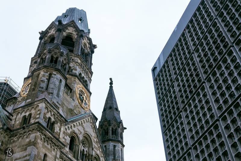 After a walk around the embassy district of Berlin, you will be back to the start of your morning walk just in time to visit the ruins of the Kaiser Wilhelm Memorial Church. This is Berlin’s most famous ruin of the Second World War and a classical sight of Berlin City West since it was built in 1895. First built by Kaiser Wilhelm II to honor his grandfather, Kaiser Wilhelm I, this church was destroyed by British bombing raids almost at the end of the Second World War, and now it's a landmark and a memorial against the destruction of war.