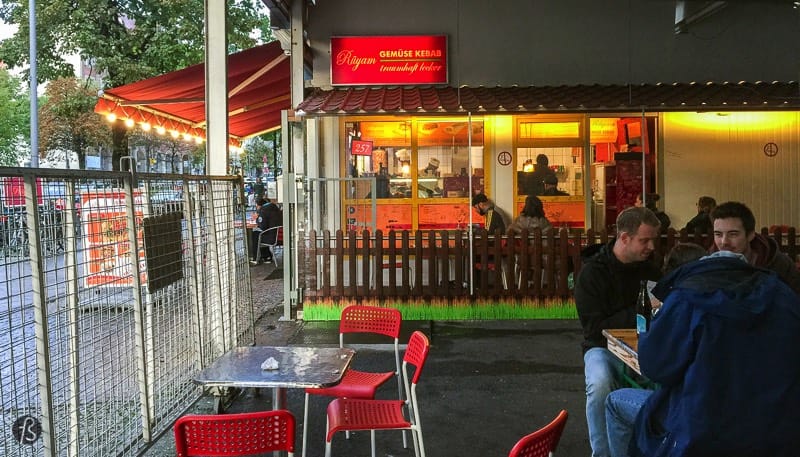 Rüya has the best chicken döner that I ever had in Berlin. You can find them, free of a long queue, on Haupstrasse in Schöneberg. Go there with your friends and show them how good a chicken döner can be.