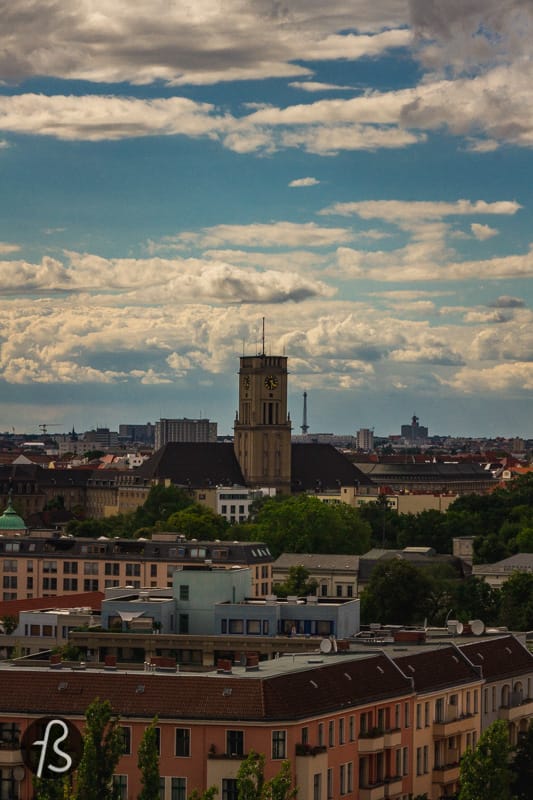 Whenever we travel around Europe, we see the skeleton of abandoned gasworks. But the Schöneberg Gasometer has this uniqueness to it since it feels like it's still integrated into the landscape of the city. You pass by it around Haupstrasse or taking the S-Bahn, and it's always there, in the corner of your eye.