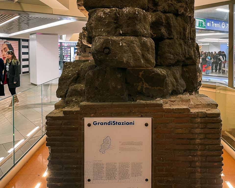 During the construction of Termini station, this lesser-known Roman ruin was unearthed and seamlessly incorporated into the McDonald’s decor. It may not be as grand as the Colosseum, as unusual as the Pyramid of Caius Cestius, or as filled with cats as the Torre Argentina Cat Sanctuary, but experiencing this unexpected slice of ancient Rome while grabbing a Big Mac is a uniquely Roman experience.